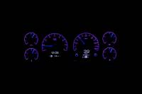 Dakota Digital HDX Gauge System Black Alloy | 1987-89 Ford Mustang | Dakota Digital | 80183