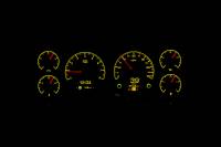 Dakota Digital HDX Gauge System Black Alloy | 1987-89 Ford Mustang | Dakota Digital | 80183