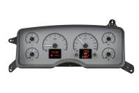 Dakota Digital HDX Gauge System Silver Alloy | 1987-89 Ford Mustang | Dakota Digital | 80184