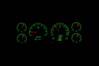 Dakota Digital HDX Gauge System Silver Alloy | 1987-89 Ford Mustang | Dakota Digital | 80184