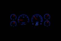 Dakota Digital HDX Gauge System Silver Alloy | 1987-89 Ford Mustang | Dakota Digital | 80184