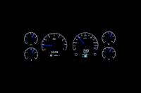 Dakota Digital HDX Gauge System Silver Alloy | 1987-89 Ford Mustang | Dakota Digital | 80184