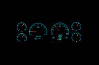 Dakota Digital HDX Gauge System Silver Alloy | 1987-89 Ford Mustang | Dakota Digital | 80184