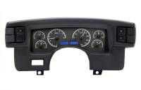 Dakota Digital VHX Gauge System Black Alloy Blue