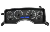 Dakota Digital VHX Gauge System Black Alloy Blue | 1990-93 Ford Mustang | Dakota Digital | 80186