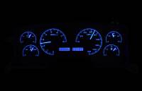 Dakota Digital VHX Gauge System Black Alloy Blue | 1990-93 Ford Mustang | Dakota Digital | 80186