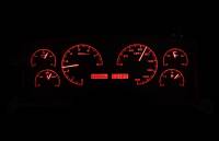 Dakota Digital VHX Gauge System Black Alloy Red | 1990-93 Ford Mustang | Dakota Digital | 80187