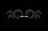 Dakota Digital VHX Gauge System Black Alloy White | 1990-93 Ford Mustang | Dakota Digital | 80188