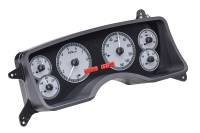 Dakota Digital VHX Gauge System Silver Alloy Red