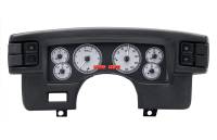 Dakota Digital VHX Gauge System Silver Alloy Red | 1990-93 Ford Mustang | Dakota Digital | 80190