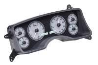 Dakota Digital VHX Gauge System Silver Alloy White | 1990-93 Ford Mustang | Dakota Digital | 80191