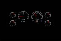 Dakota Digital HDX Gauge System Black Alloy | 1990-93 Ford Mustang | Dakota Digital | 80192