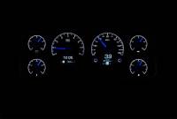 Dakota Digital HDX Gauge System Black Alloy | 1990-93 Ford Mustang | Dakota Digital | 80192