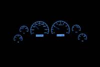 Dakota Digital VHX Gauge System Black Alloy Blue | 1994-04 Ford Mustang | Dakota Digital | 80195