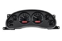 Dakota Digital VHX Gauge System Black Alloy Red