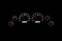 Dakota Digital VHX Gauge System Silver Alloy White | 1994-04 Ford Mustang | Dakota Digital | 80200