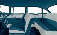 Blue/Ivory Seat Cover