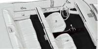 White/Black Seat Cover
