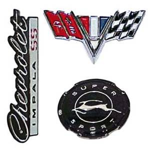 Classic Impala, Belair, & Biscayne Parts - Emblems