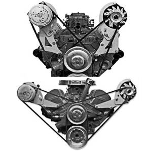 Classic Impala, Belair, & Biscayne Parts - Engine & Transmission Parts - Engine Bracket Kits