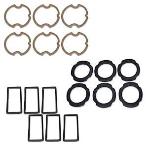 Classic Impala, Belair, & Biscayne Parts - Weatherstripping & Rubber Parts - Lens Gasket Sets