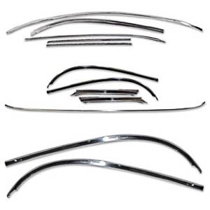 Classic Impala, Belair, & Biscayne Parts - Exterior Parts & Trim - Window Moldings