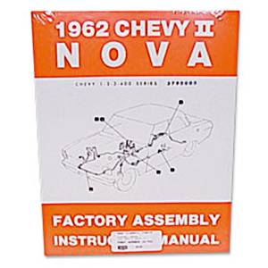 Classic Nova & Chevy II Parts - Books & Manuals - Assembly Manuals