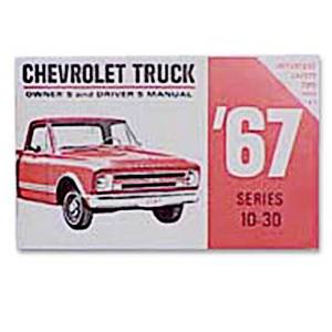 Classic Chevy & GMC Truck Parts - Books & Manuals - Owners Manuals