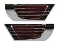 Classic Impala, Belair, & Biscayne Parts - H&H Classic Parts - Arm Rest Reflectors