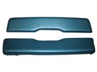 Classic Impala, Belair, & Biscayne Parts - PUI (Parts Unlimited Inc.) - Arm Rest Pads Bright Blue