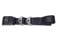 Seat Parts - Factory Type Seat Belts - OER (Original Equipment Reproduction) - Front Seat Belt Black