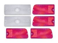 Taillight Parts - Taillight Lenses - H&H Classic Parts - Taillight Lens Set