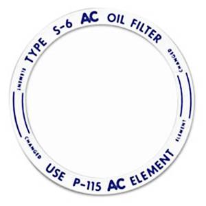 Classic Tri-Five Parts - Decals & Stickers - Oil System Decals