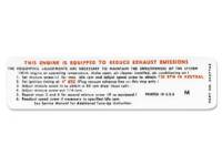 Decals & Stickers - Emission Decals - Jim Osborn Reproductions - Emission Decal