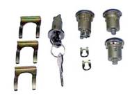 Trunk Parts - Trunk Lock Parts - PY Classic Locks - Ignition/Door/Trunk Lock Set