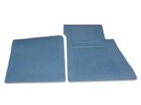 Floor Mats - Rubber Floor Mats - OER (Original Equipment Reproduction) - Floor Mats Medium Blue