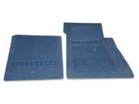 Floor Mats - Rubber Floor Mats - OER (Original Equipment Reproduction) - Floor Mats Dark Blue