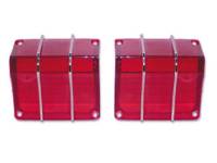 Taillight Parts - Taillight Lenses - RestoParts (OPGI) - Taillight Lens with Trim