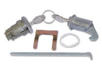 Trunk Parts - Trunk Lock Parts - PY Classic Locks - Glove Box & Trunk Lock Set