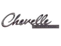 Trunk Lid Emblem (Chevelle By Chevrolet)