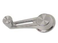 Double Arm Window Crank Chrome Knob