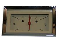 Classic Instruments - Classic Instruments Clock (Tan with Brown Letters)