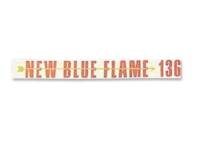Valve Cover Decal 136 HP Blue Flame
