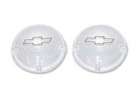 Parklight Parts - Parklight Lens - Trim Parts USA - Parklight Lens Clear with Bowtie