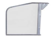 Door Window Chrome Frame with Glass LH