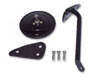 Outside Mirror Parts - Outside Mirror Kits - H&H Classic Parts - Round Mirror Kit RH Black