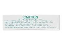 Cooling System Warning Decal