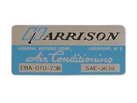 Harrison Evaporator Box Decal