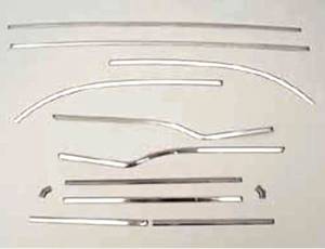 Interior Parts & Trim - Interior Soft Goods - Door Panel Stainless Moldings