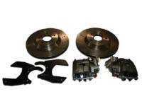 Classic Chevy & GMC Truck Parts - Brake Parts - McGaughy's Suspension - 13" Rear Disc Brake Rotor Kit (Cross Drilled)